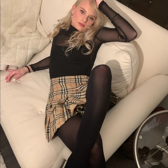 Burberry Vintage Check Skirt